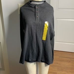 Henley long sleeve shirt